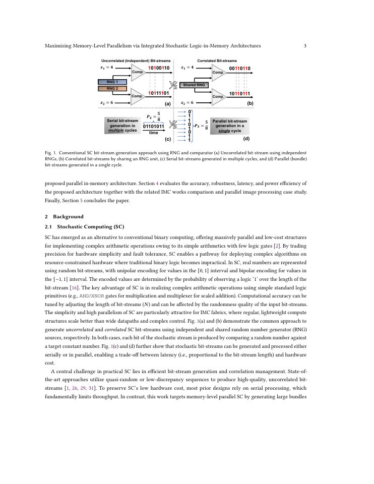 Page 3 of Maximizing Memory-Level Parallelism via Integrated Stochastic Logic-in-Memory Architectures