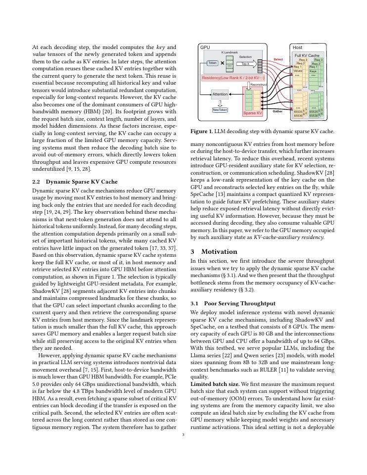 Page 3 of DualDecoder: Accelerate Long Context LLM Inference by Predictive Prefetch