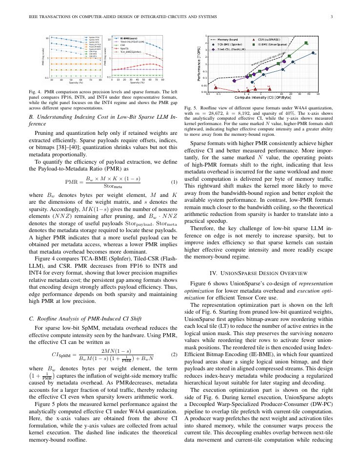 Page 3 of UnionSparse: An Index-Efficient Sparsity Framework for Low-Bit Sparse LLM Inference on Edge