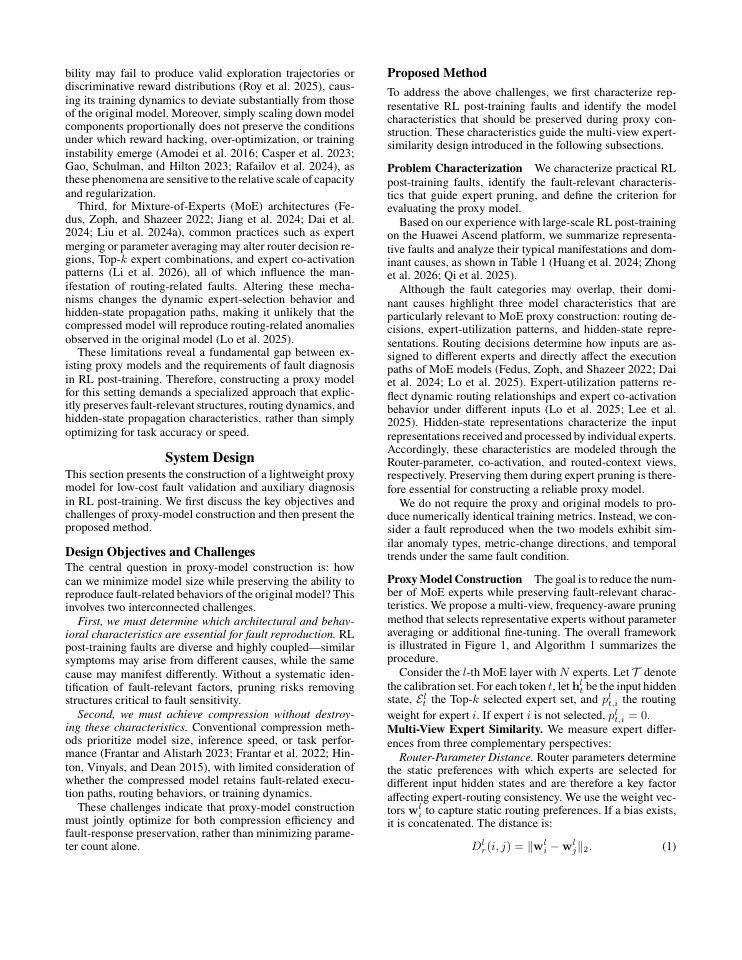 Page 3 of MoE Proxy Models for Low-Cost Failure Reproduction and Diagnosis in LLM RL Post-Training