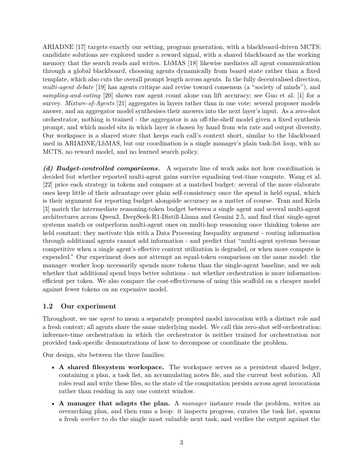 Page 3 of Zero-Shot Self-Orchestration with Ledger-Based Control for Improved LLM Coding Performance