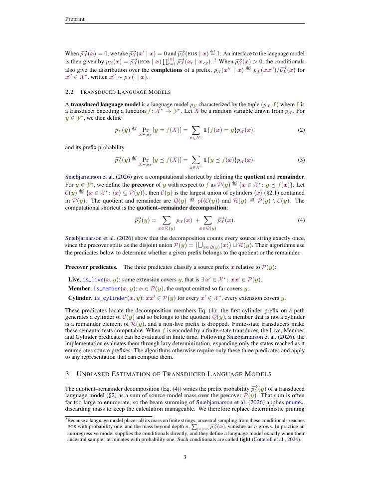 Page 3 of Stochastic Estimation of Transduced Language Models