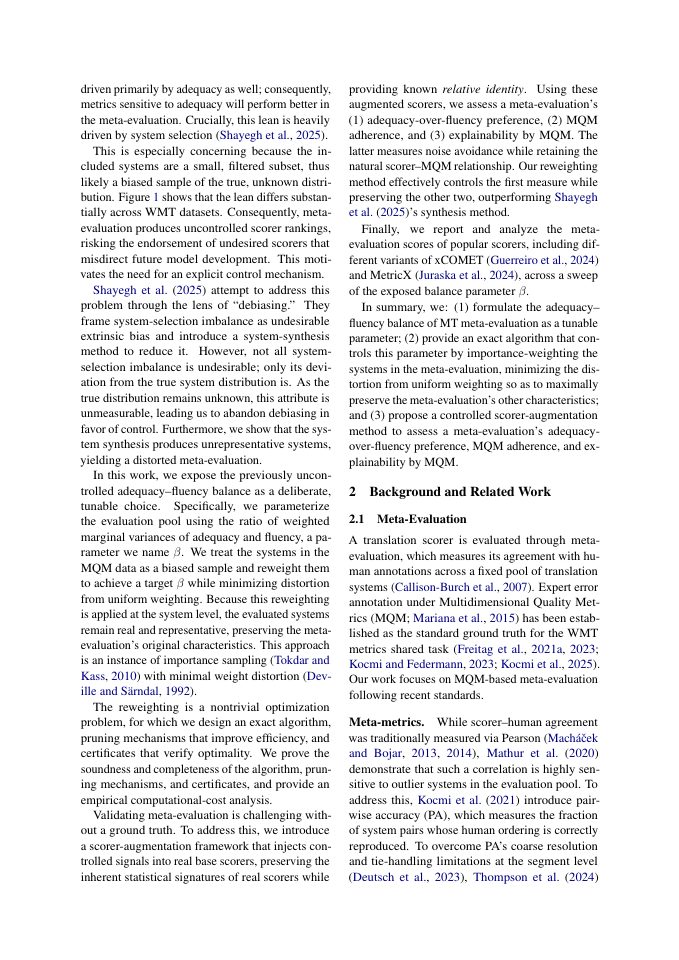 Page 2 of Mind Which Bird You Favour: Parameterizing Adequacy-Fluency Balance in Meta-Evaluation of Machine Translation
