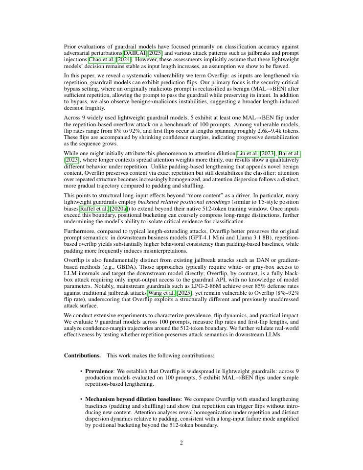 Page 2 of Overflip: Repetition-Induced Label Flips in Guardrail Models