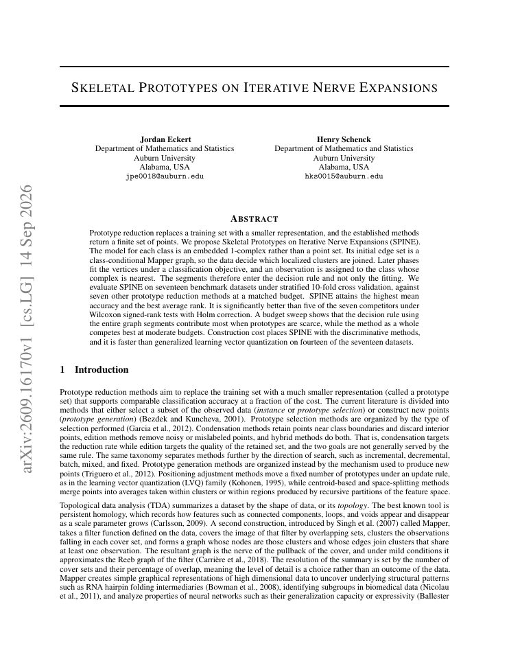 First page of Skeletal Prototypes on Iterative Nerve Expansions