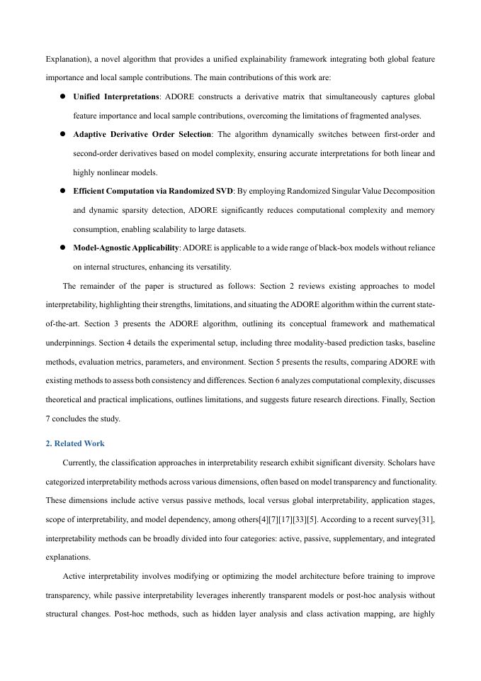 Page 3 of A unified framework for global and local interpretability using adaptive derivative-ordered random explanation