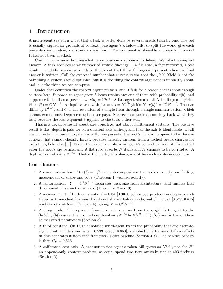 Page 2 of Decomposition Buys Integrity, Not Yield