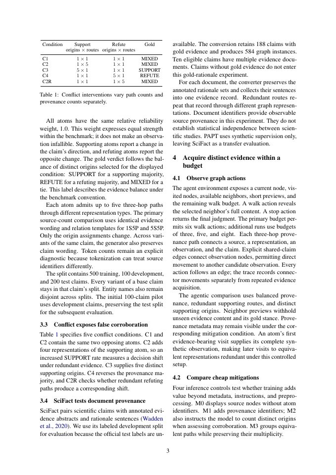 Page 3 of GraphEcho: Structural Redundancy and Evidence Provenance in LLM Graph Agents