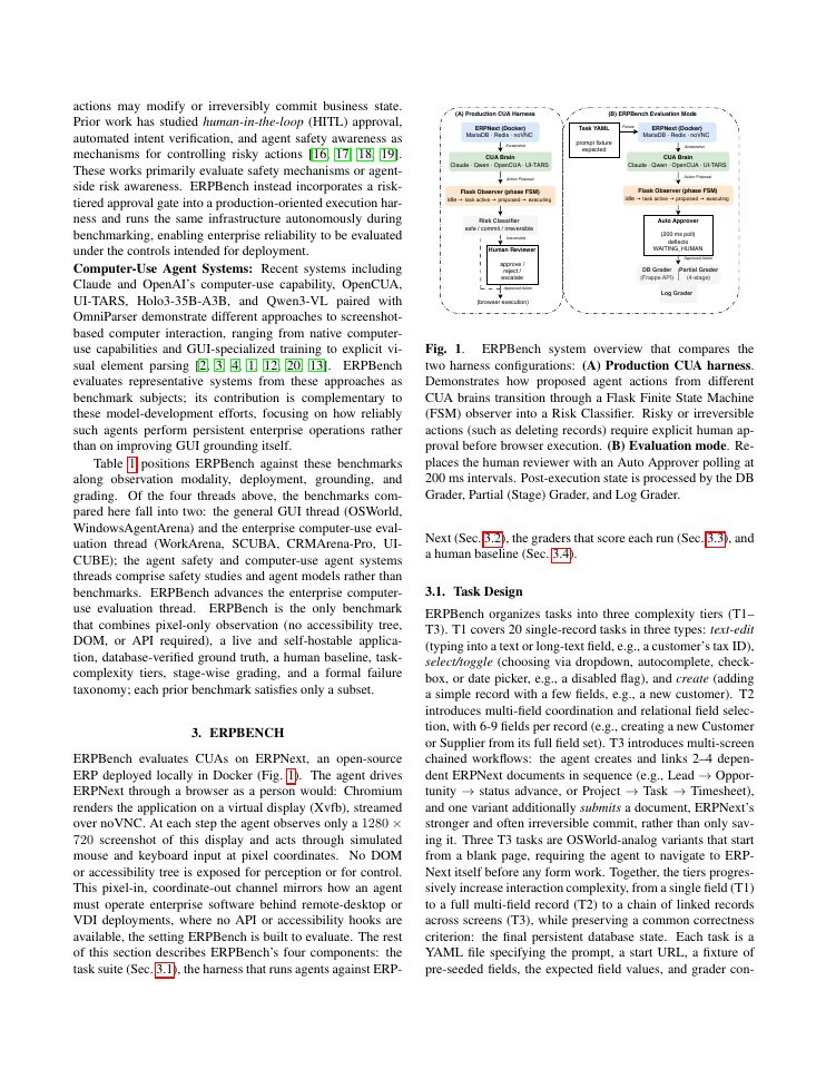 Page 3 of ERPBench: A State-Grounded Evaluation Paradigm for Computer-Use Agents in Enterprise Software