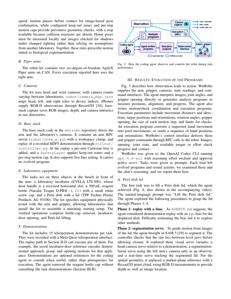 Page 3 of WetRobo: A Reproducible Robot Kit for Coding Agents in Biological Laboratories
