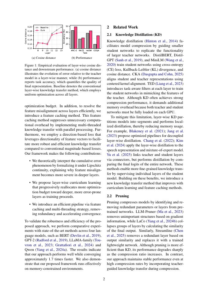 Page 2 of Layer-wise Curriculum Learning for Efficient LLM Compression