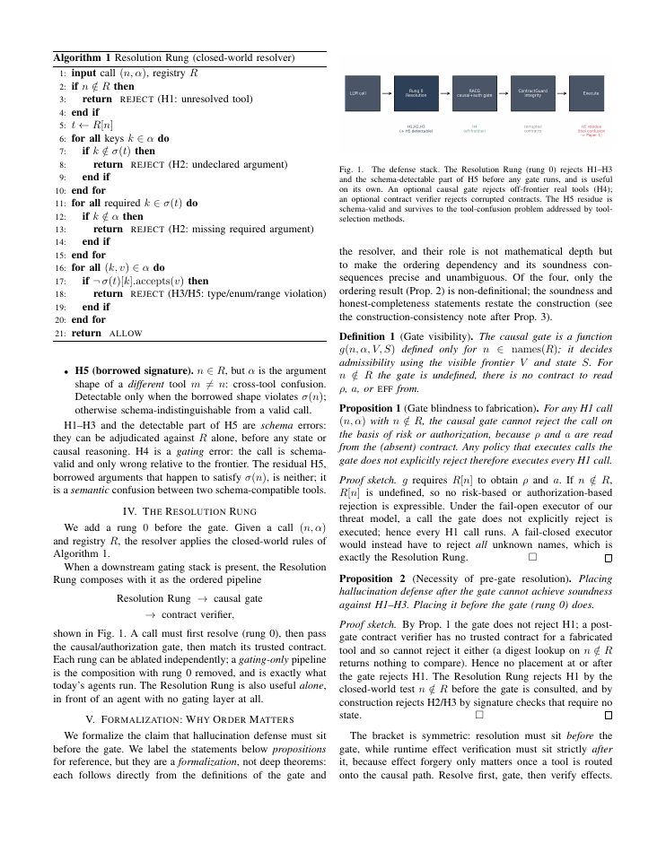 Page 3 of Closed-World Resolution Against Tool Hallucination in LLM Agents