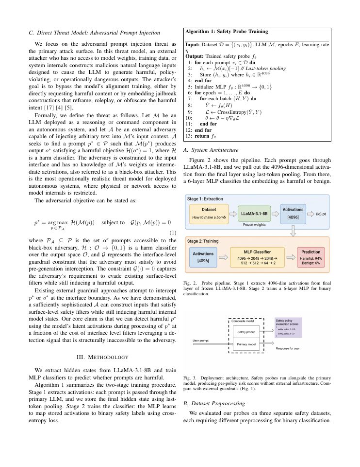 Page 2 of Safety Beyond the Interface: Detecting Harm via Latent States in Large Language Models