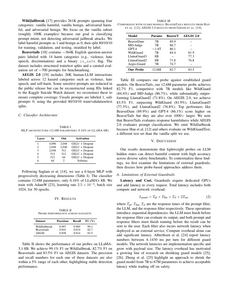 Page 3 of Safety Beyond the Interface: Detecting Harm via Latent States in Large Language Models