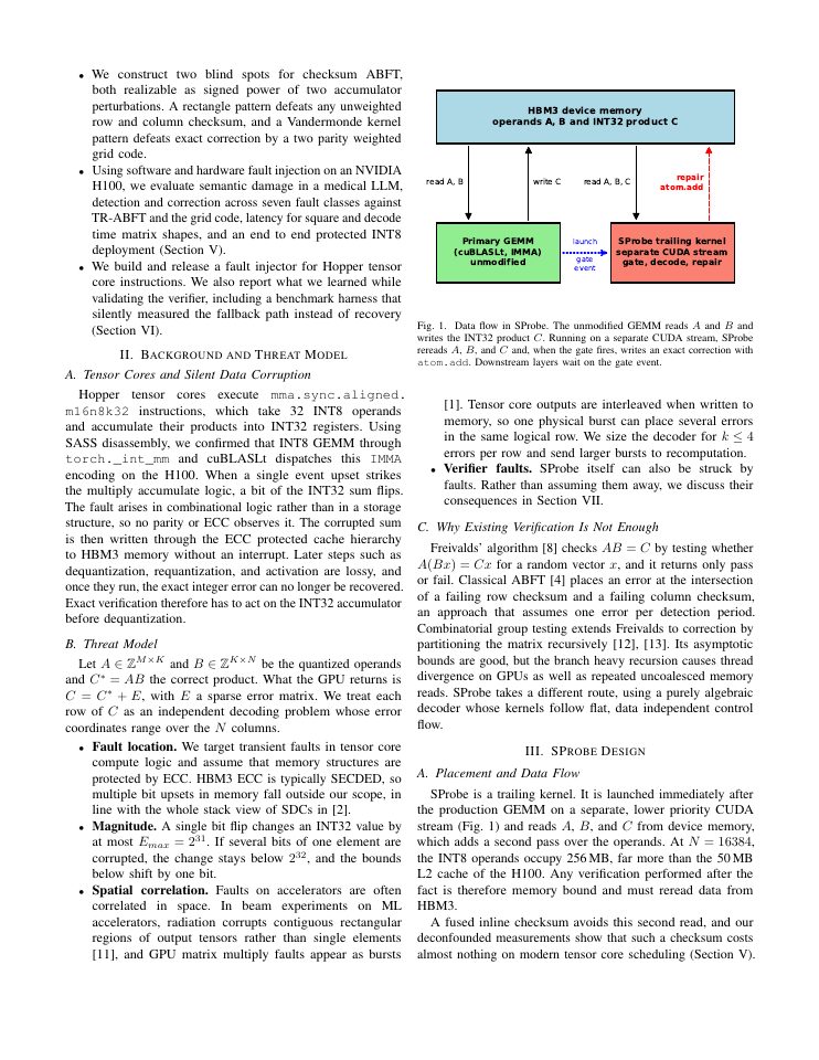 Page 2 of Syndrome Decoding for Silent Data Corruption in Quantized Integer GPU Arithmetic