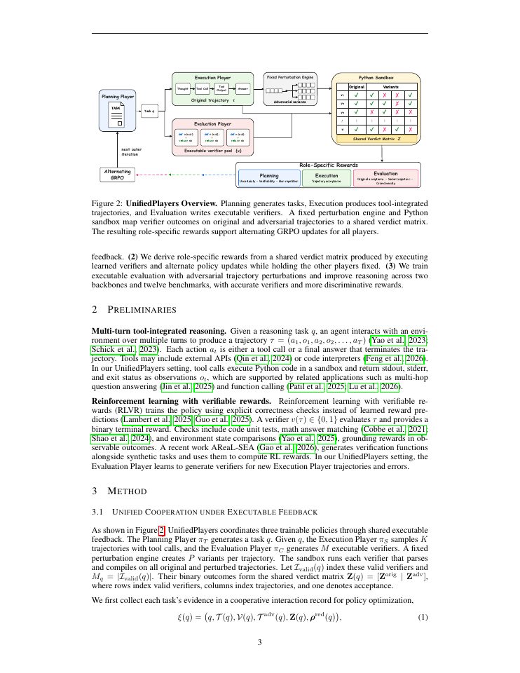 Page 3 of UnifiedPlayers: Enhance Tool-Integrated Reasoning in Agentic Reinforcement Learning