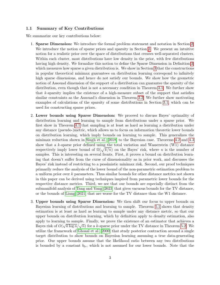 Page 3 of Sparse Priors for Efficient Distribution Learning
