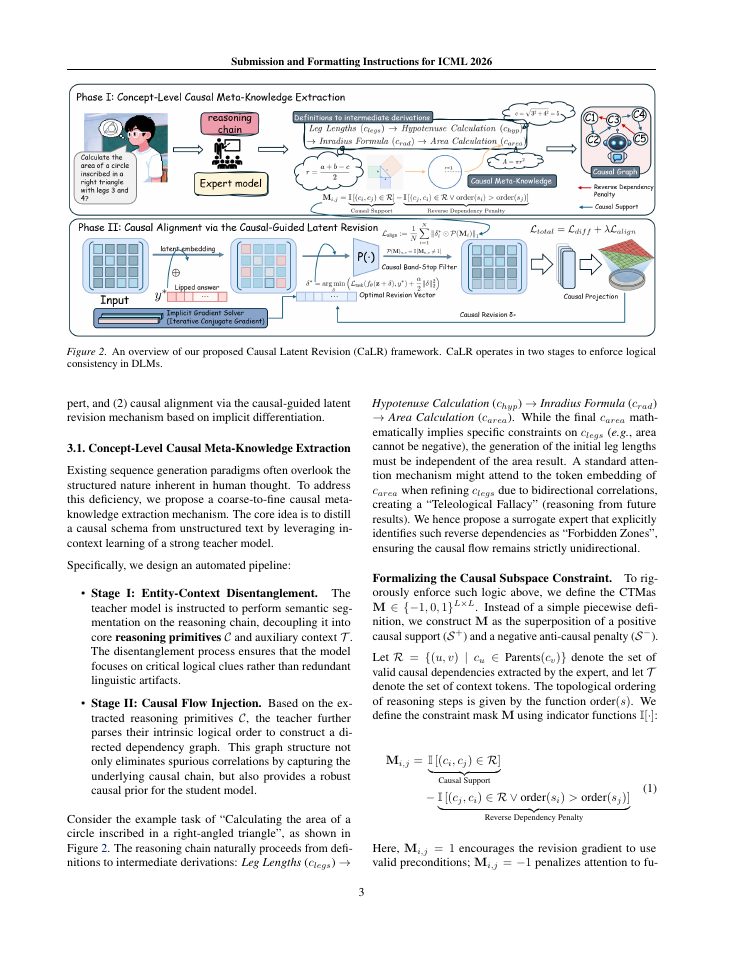 Page 3 of CaLR: Causal Latent Revision for Robust Diffusion Reasoning
