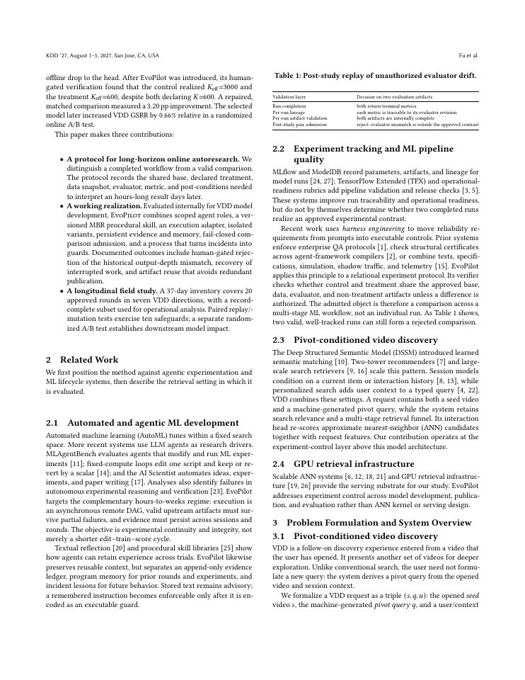 Page 2 of Verify, Don't Trust: Agentic Model Development for Video Discovery Retrieval at Scale