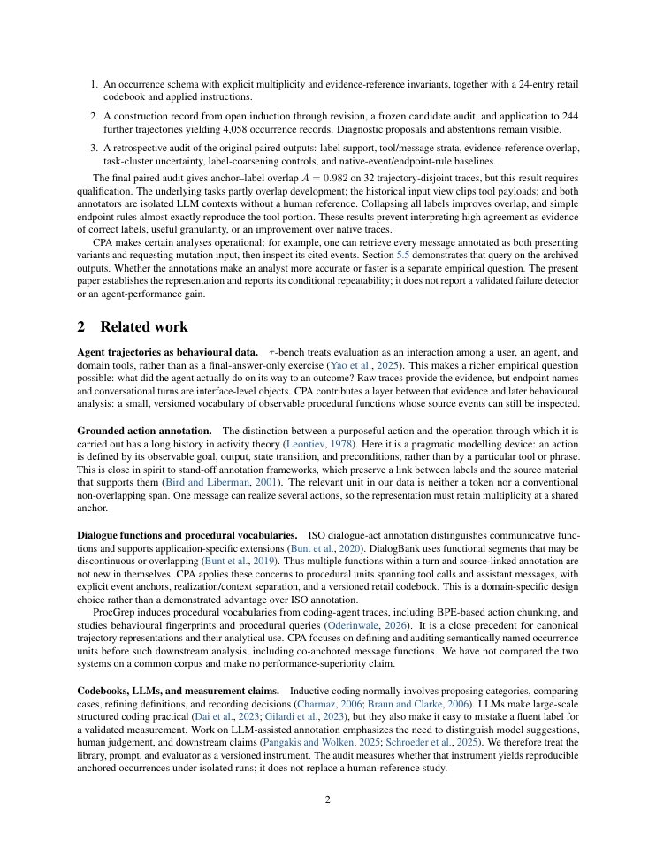 Page 2 of Canonical Procedural Actions: An Auditable Annotation Protocol for Tool-Use Agent Traces
