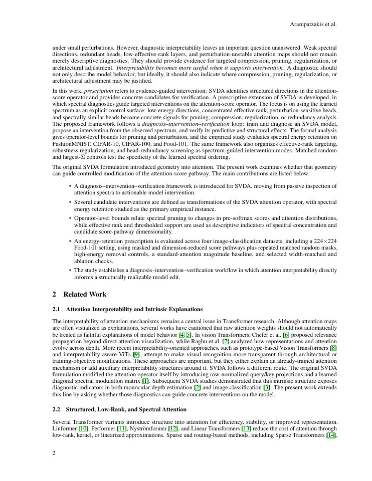 Page 2 of Prescriptive SVD-Inspired Attention via Spectral Energy Retention