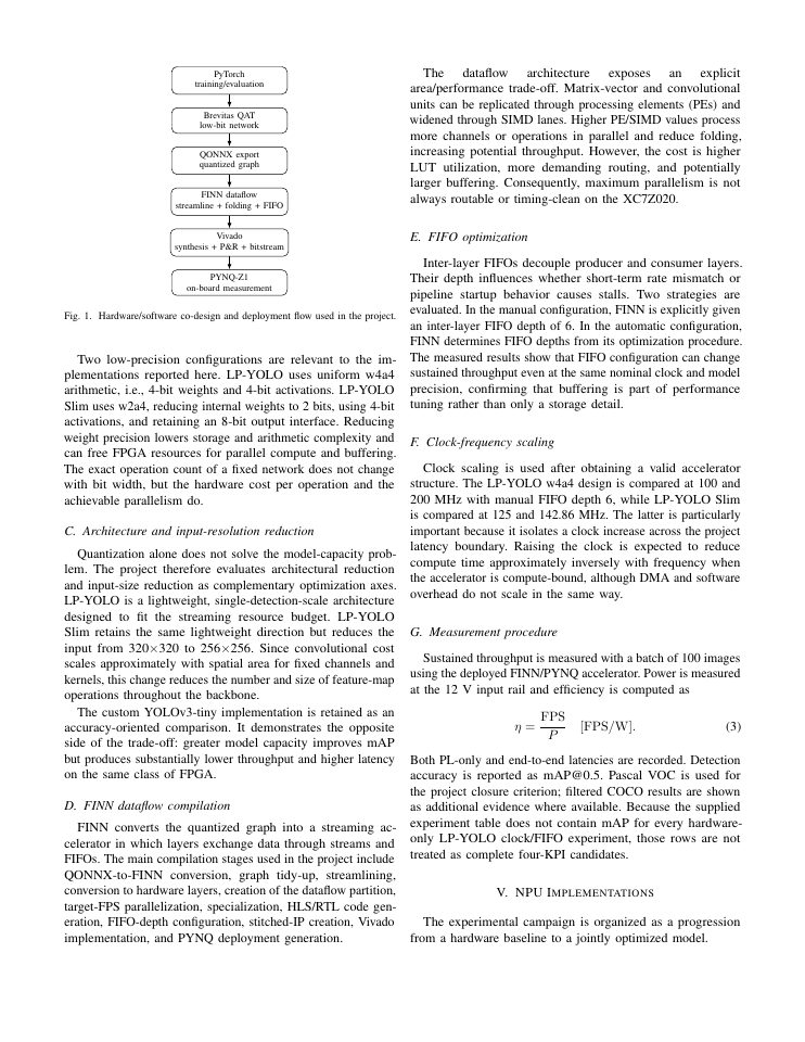 Page 3 of NPU Accelerator: Quantized Real-Time Vehicle Detection on PYNQ-Z1 Using FINN