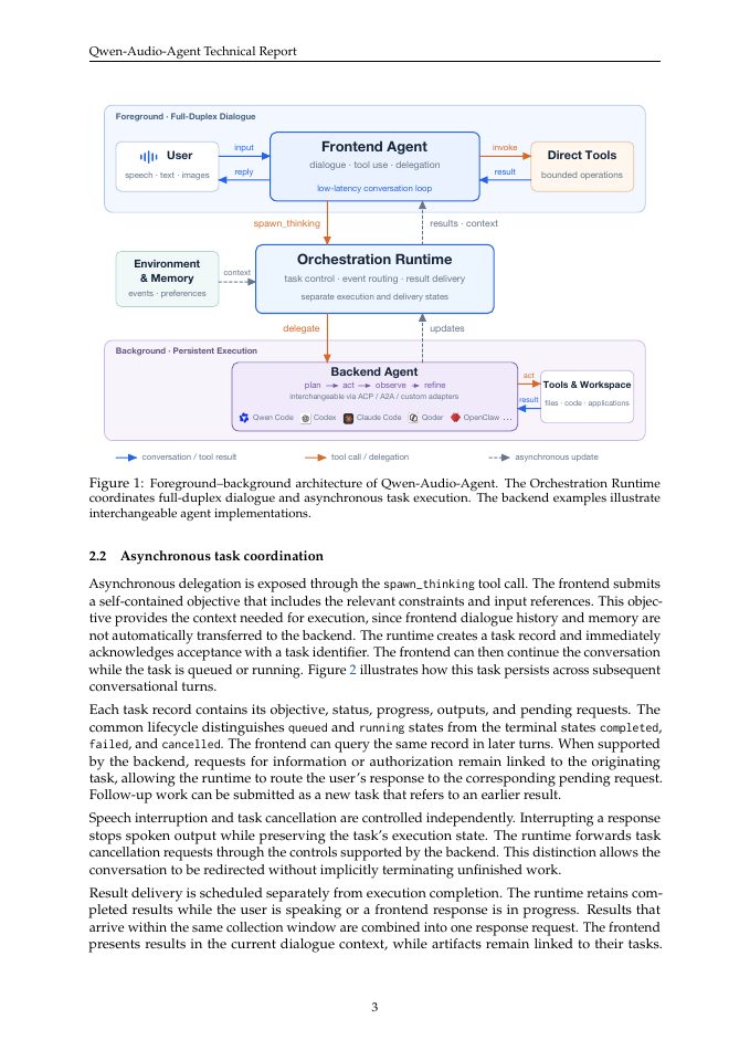 Page 3 of Qwen-Audio-Agent Technical Report