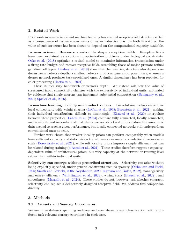 Page 3 of The Computational Value of Sensory-Aligned Receptive Fields Depends on Neuronal Expressivity