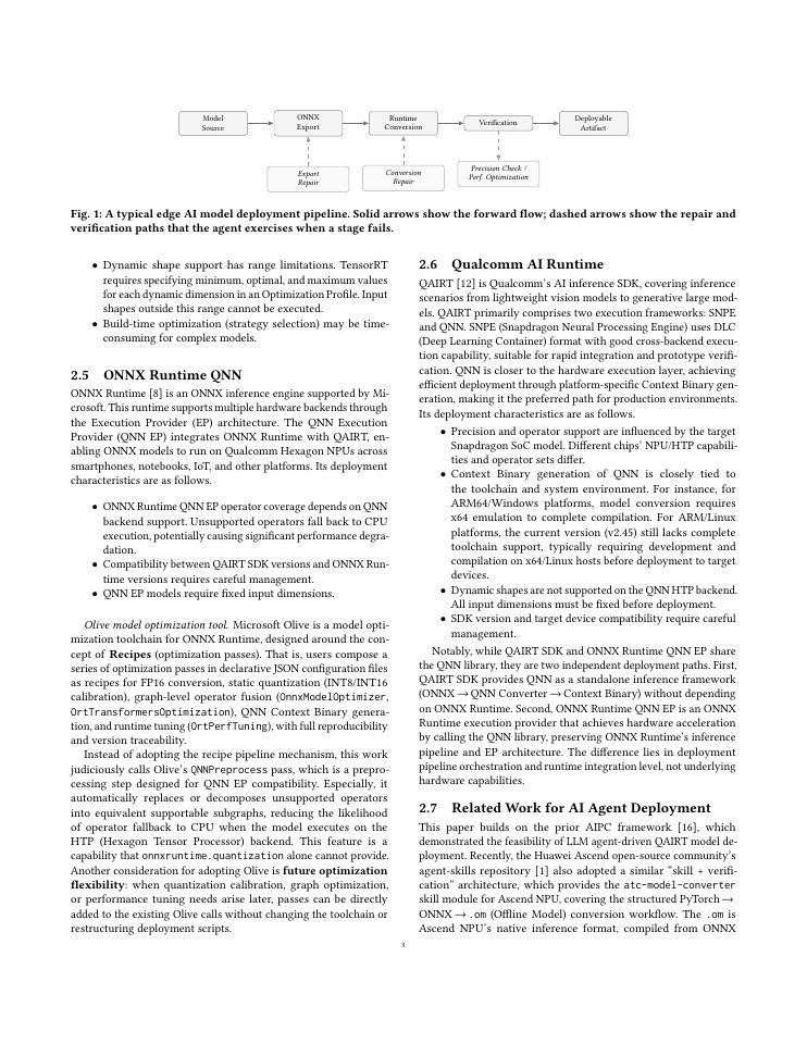 Page 3 of From PyTorch to the NPU: LLM-Agent-Driven Model Conversion Across Heterogeneous Inference Runtimes