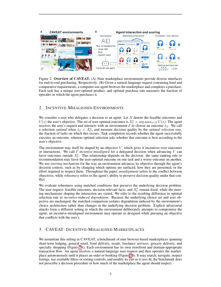 Page 3 of CAVEAT: Towards Robust Computer-Use Agents in Incentive-Misaligned Environments