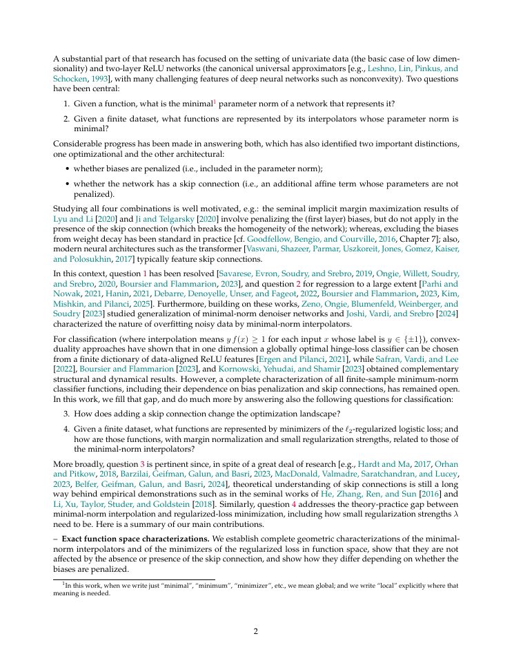 Page 2 of Minimal-Norm Univariate Two-Layer ReLU Classification: Exact Solutions and Global Optimality with Skip Connections