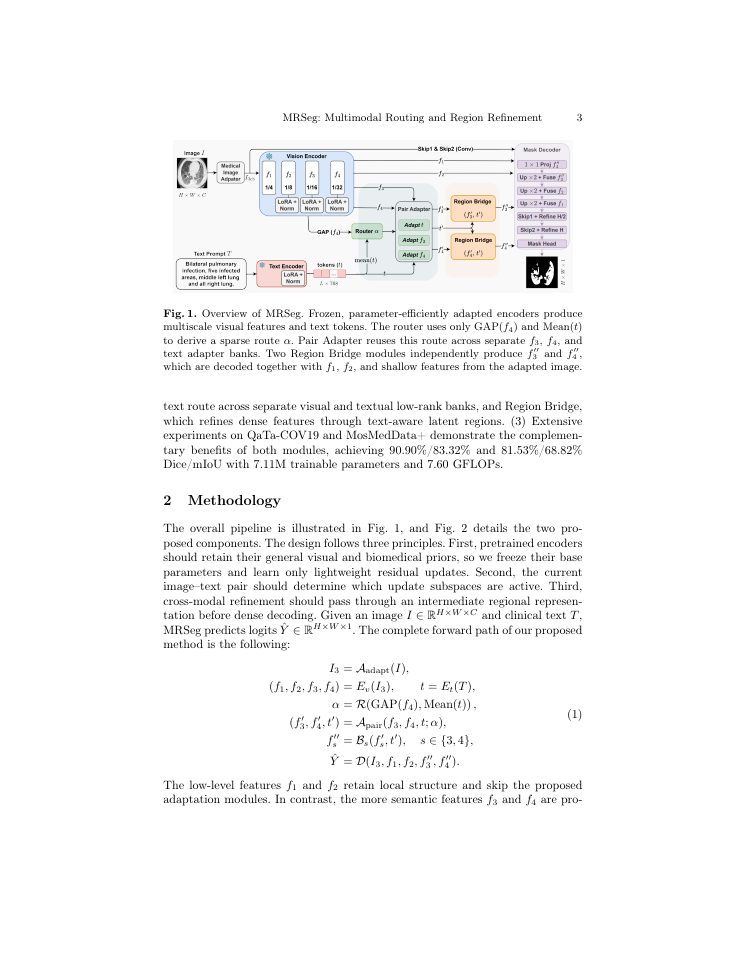 Page 3 of Multimodal Routing and Region Refinement for Language-Guided Medical Image Segmentation