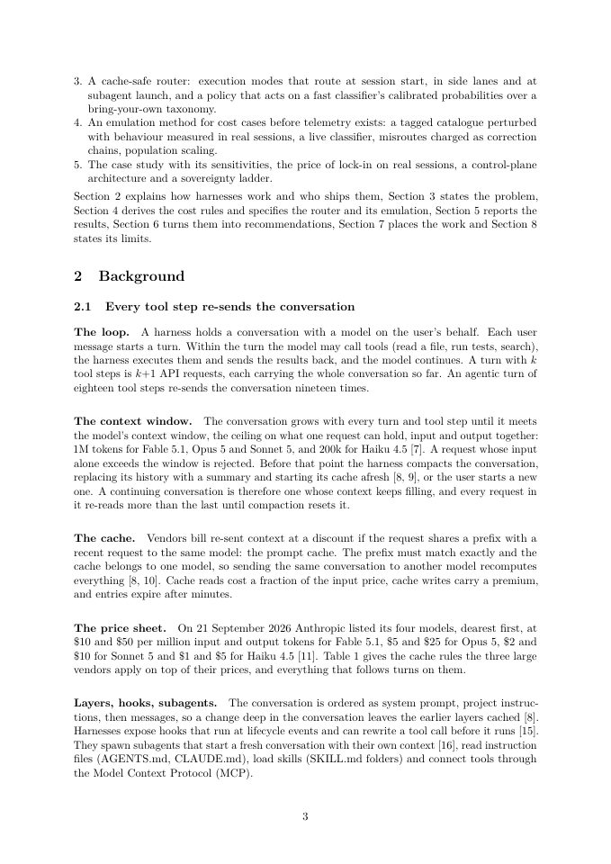 Page 3 of Control the Harness, Control the Cost: Routing and Governing AI Coding Agents in the Enterprise