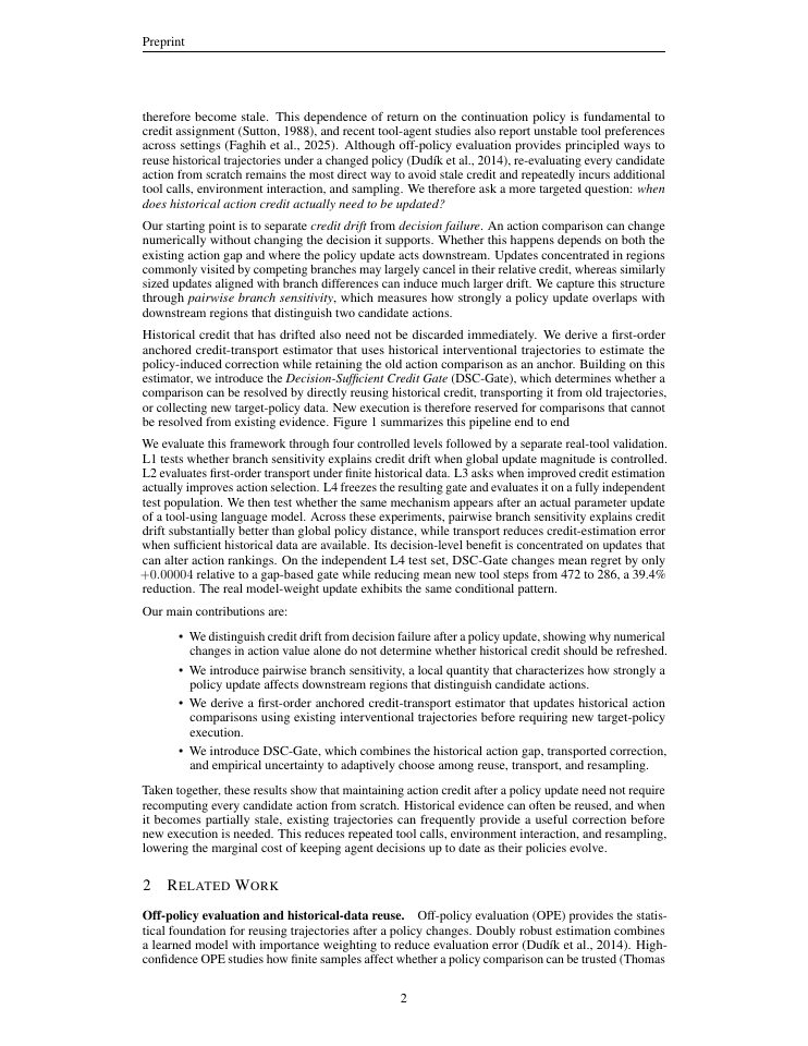 Page 2 of When Does Action Credit Need Updating?