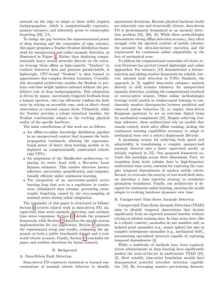 Page 2 of Continuous Online Fault Detection for Mobile Robots via Adaptive Edge Models