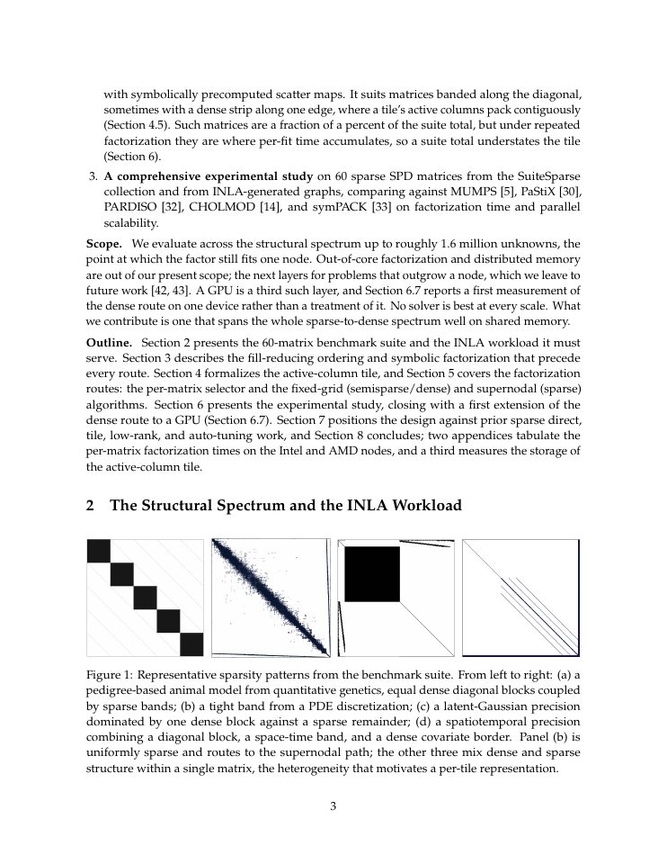 Page 3 of Dense Matrices Are Alike; Sparse Matrices Are Sparse in Their Own Way: A Structure-Adaptive Tile Cholesky Factorization