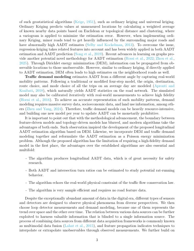 Page 3 of Spatio-temporally complementary feature propagation on graphs for longitudinal AADT estimation