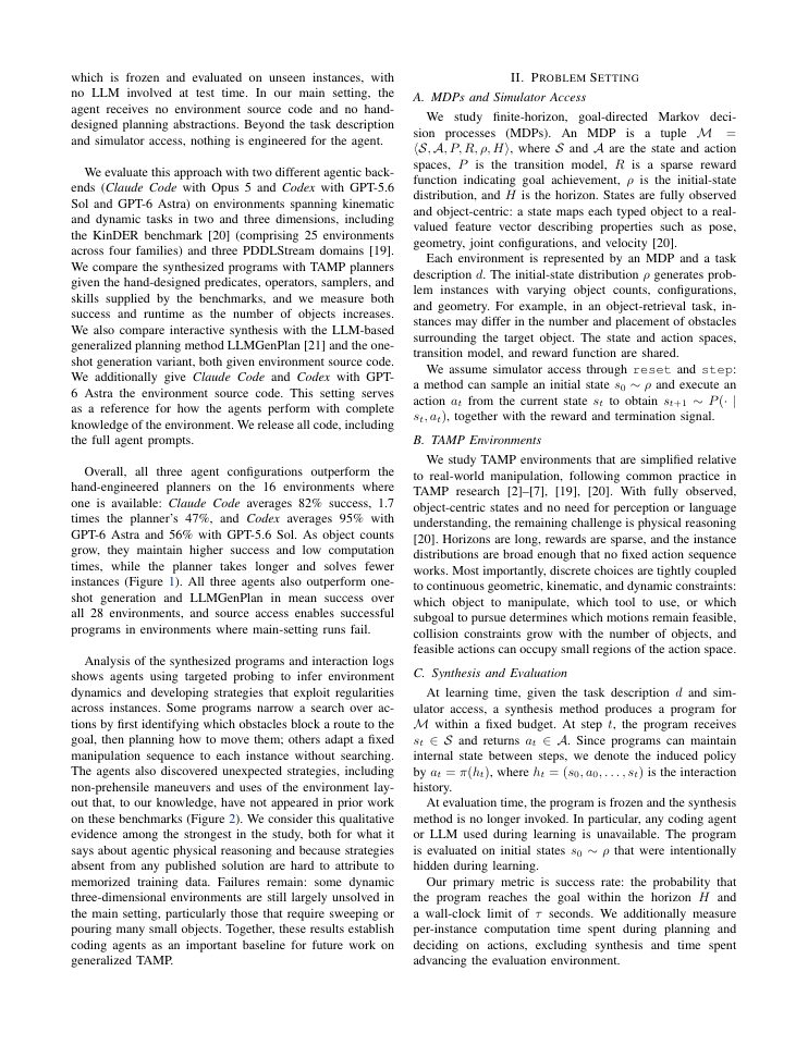 Page 2 of Coding Agents for Generalized Task and Motion Planning Problems