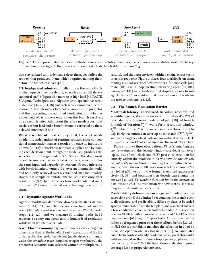 Page 3 of DynBranch: Speculative Subgraph Reuse for Dynamic Agentic LLM Serving