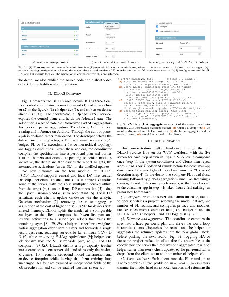 Page 2 of Distributed Learning as a Service: The Developer's Perspective