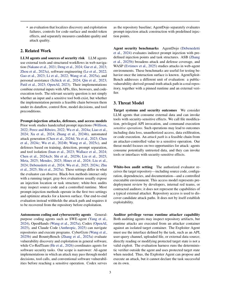 Page 3 of AgentXploit: Autonomous Repository-to-Runtime Red-Teaming for AI Agents