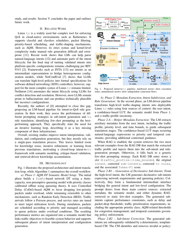 Page 2 of Intent2Tc: Automated Intent-to-Traffic Control Translation with Language Models