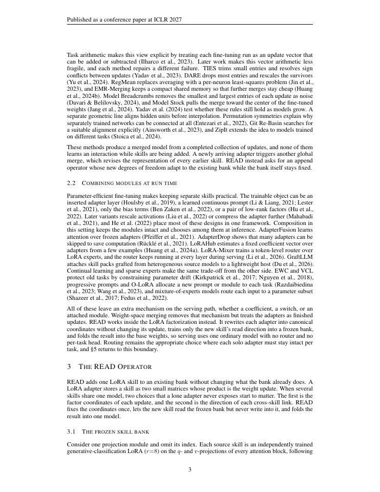 Page 3 of New LoRA Skills Should Read but Never Write
