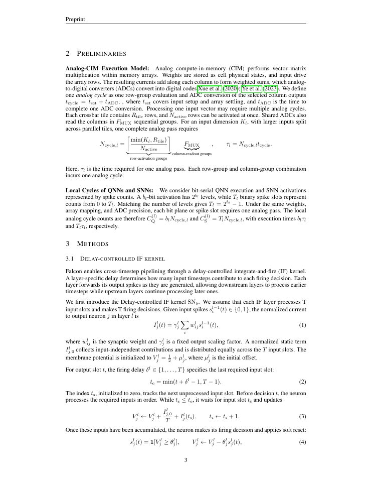 Page 3 of Latency and accuracy tradeoffs in Spiking Neural Networks