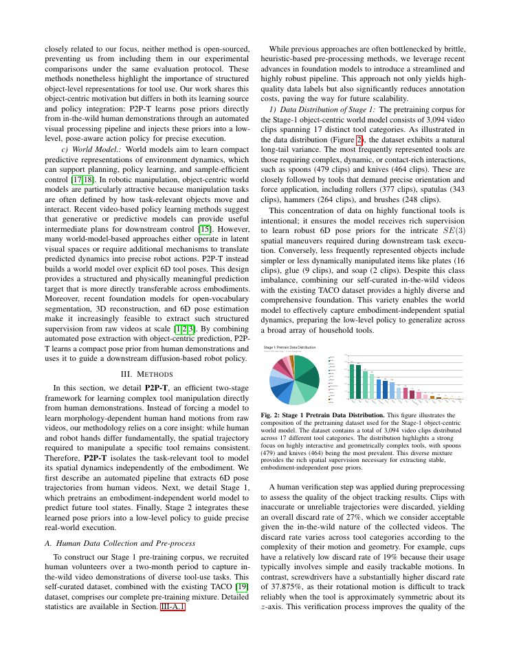 Page 3 of From Pixel to Poses: Object-centric Tool Manipulation Learning from Human Demonstrations