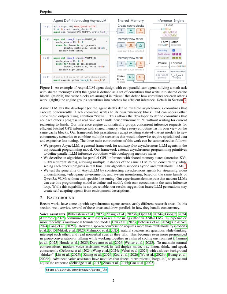 Page 2 of LLMs are General Asynchronous Agents