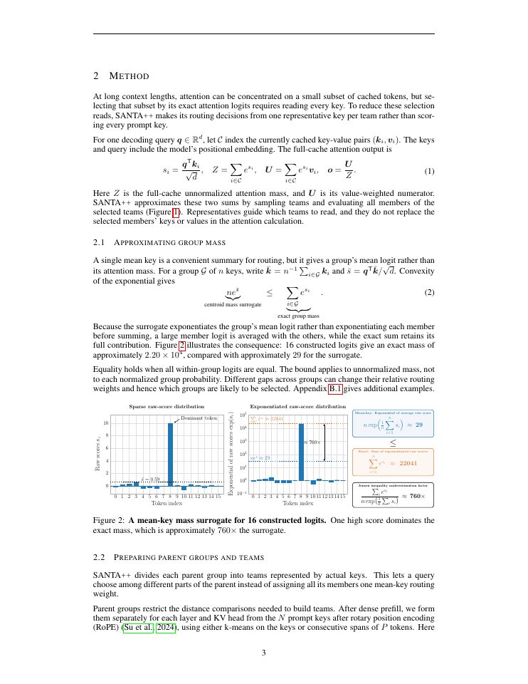 Page 3 of SANTA++: Sampling Attention through Representative Keys