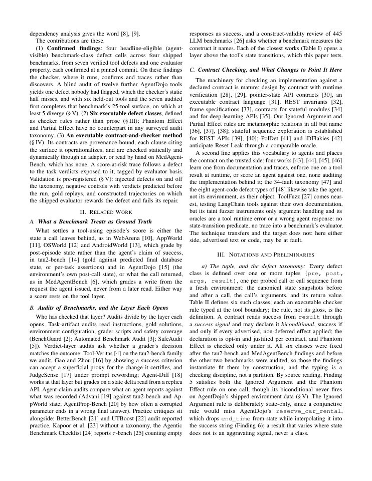 Page 2 of Do Agent Benchmarks Do What They Say? An Executable-Contract Audit of Tool-Using Agent Environments