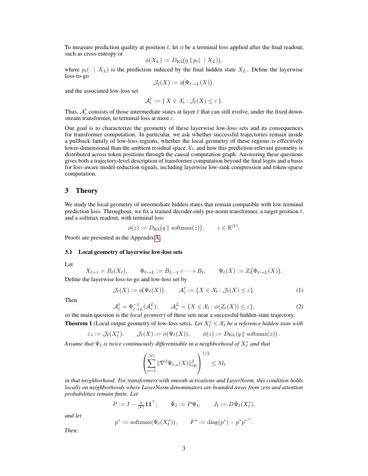 Page 3 of Predictive Geometry of Hidden Trajectories in Transformers