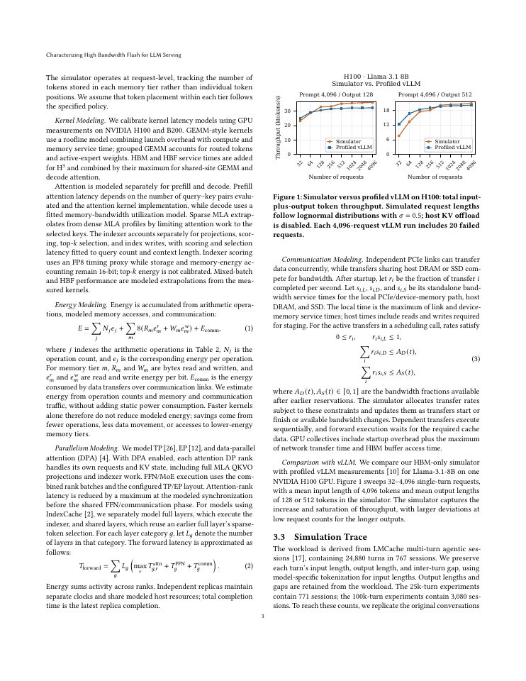 Page 3 of Characterizing High Bandwidth Flash for LLM Serving
